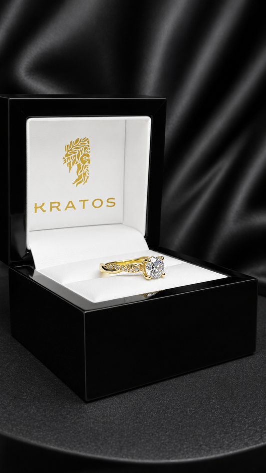 Anillo Compromiso Redondo 1.08 ct, cruzado 26d .13ct diamantes naturales 14k YG