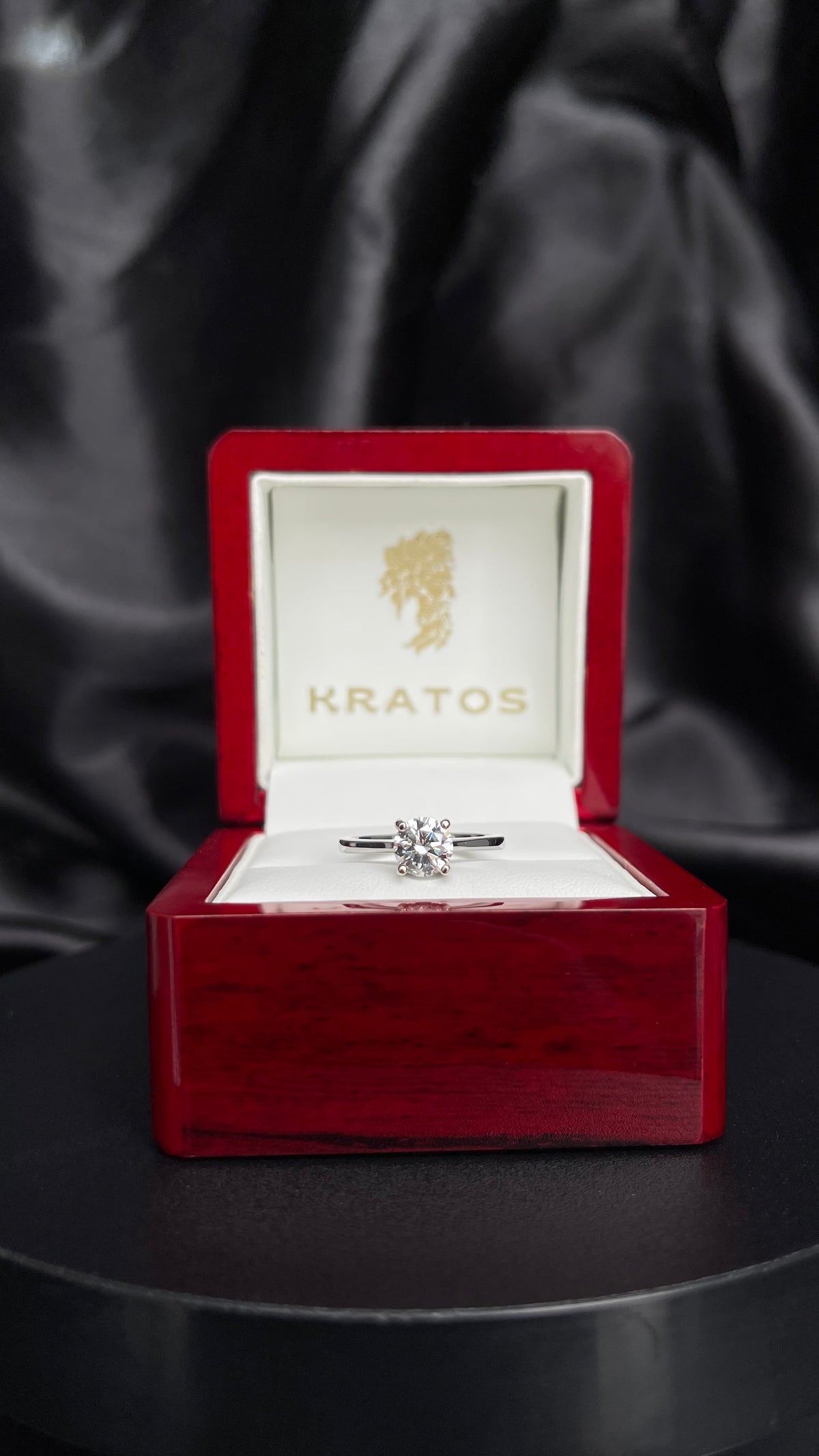 A. Compromiso Redondo 1.02ct, hidden halo 12rd .06ct,  14k, WG