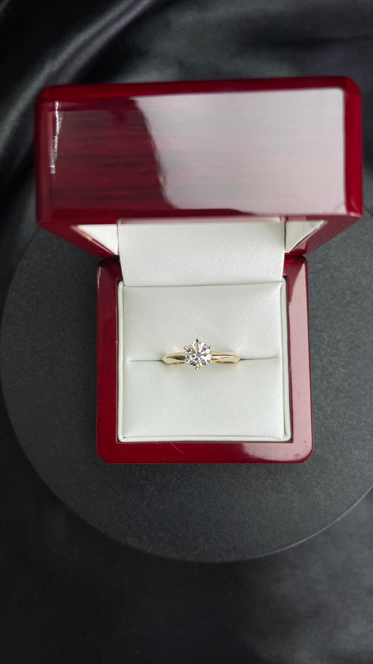 A. Compromiso  Tiffany  Solitario 14K  YG 1.09ct