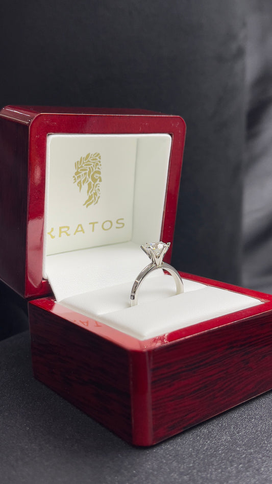 Anillo Solitario Corte Redondo 1.56ct