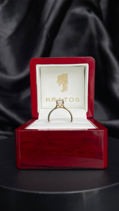 A. Compromiso Redondo 1.02ct, hidden halo 12rd .06ct naturales ,  14k, YG