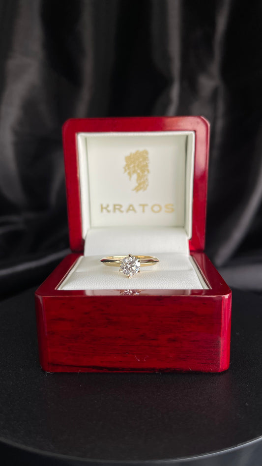A. Compromiso  Tiffany  Solitario 14K  YG 1.09ct