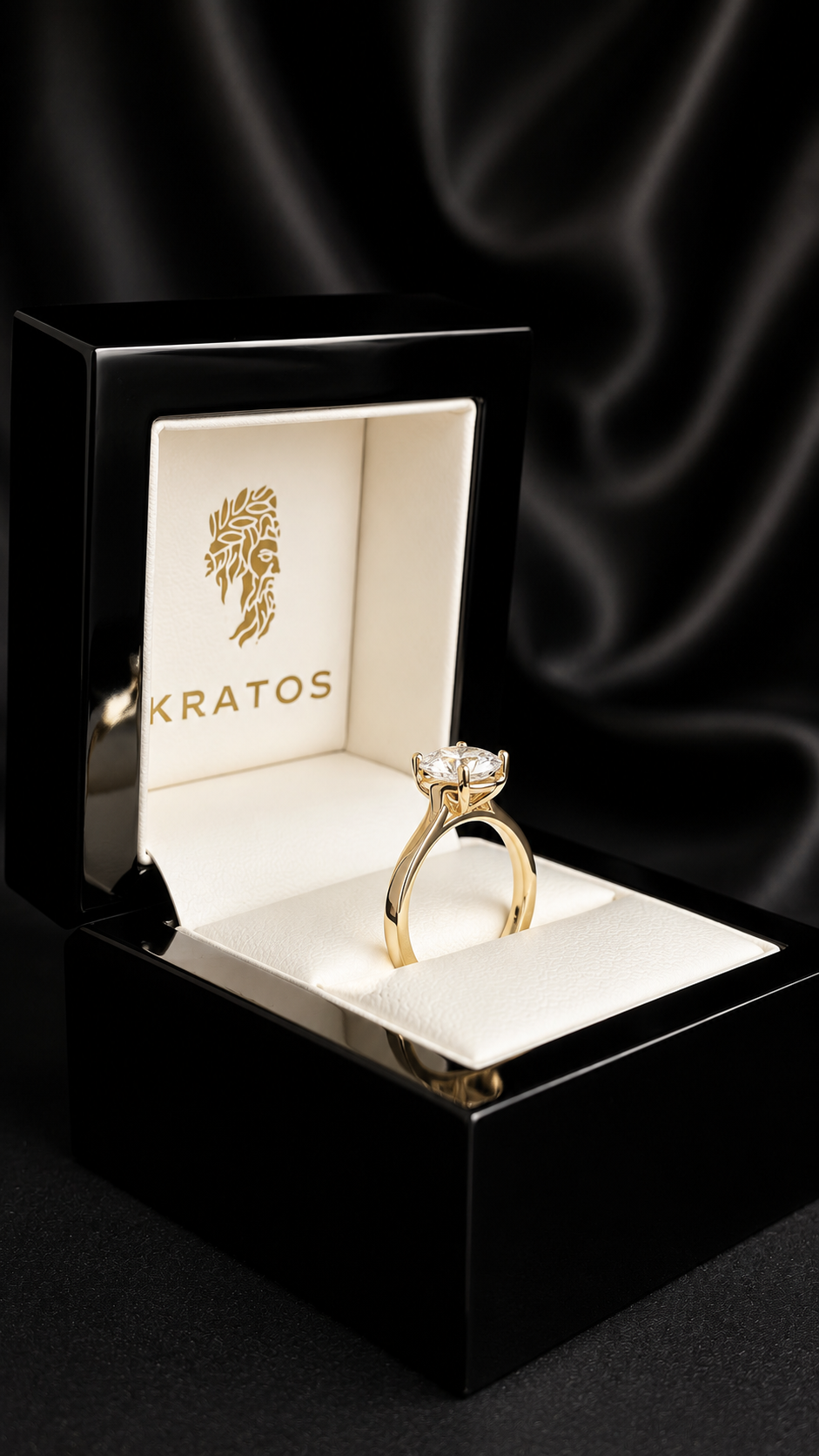 A. Compromiso Oval Solitario 1.51ct 14k YG