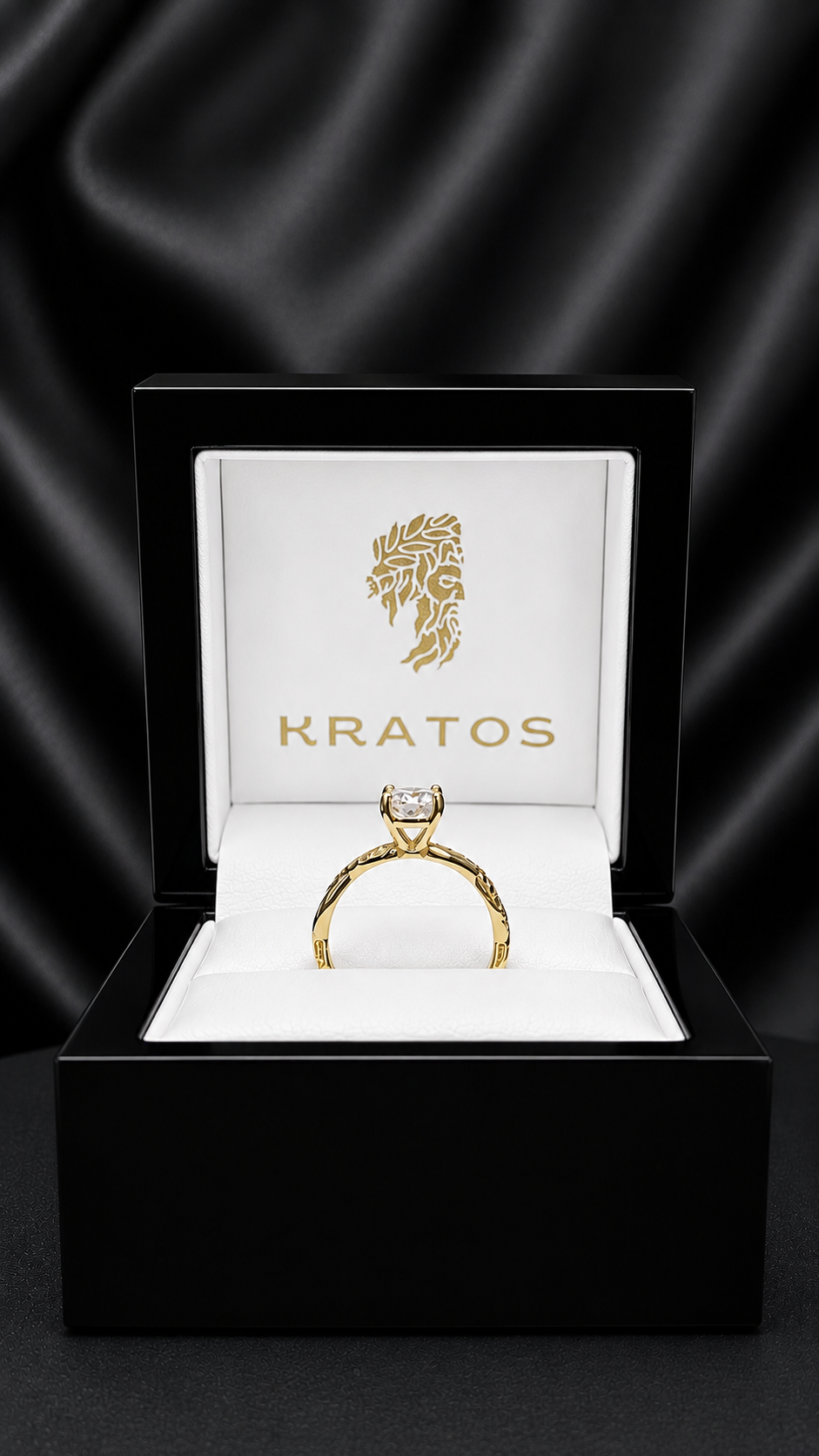 Anillo Compromiso Redondo 1.08 ct, cruzado 26d .13ct diamantes naturales 14k YG