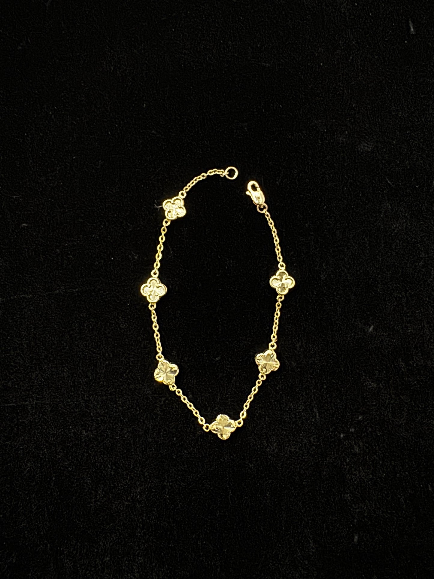 Pulso p/mujer van cleef mini dorado